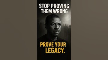 Stop Trying to Prove Yourself to Others | Denzel Washington Motivation