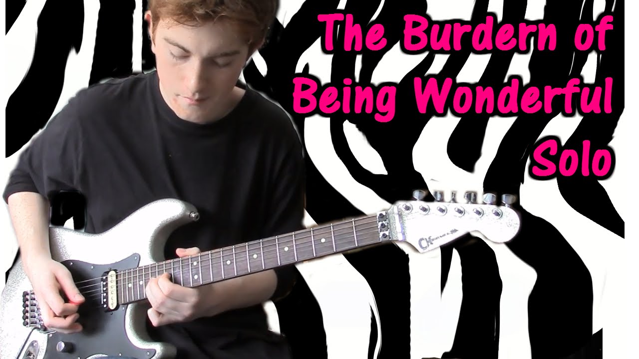 Steel Panther The Burden Of Being Wonderful Guitar Solo Cover YouTube
