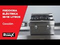 Vídeo: Freidora Industrial Eléctrica 18+18 Litros con Grifo Doble Sobremesa ®Romux
