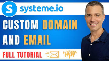 How to Set Up a Custom Domain and Email in Systeme io | FULL TUTORIAL
