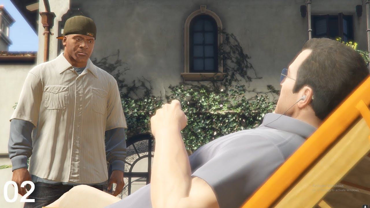 Gta 5 Gameplay Part 2 : Franklin Meets Michael At his house - YouTube