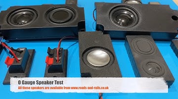 Four Of The Best O Gauge DCC Sound Speakers Compared Side By Side