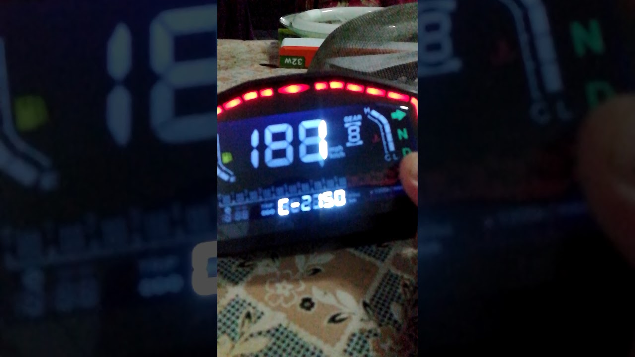 cara setting speedometer ala Ducati part 2
