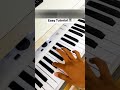 Baby Calm Down - Easy song on Piano 🎹 | Selena Gomez, Rema | #calmdown #trending | @Siffkeyboard