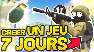 J'ai CRÉÉ un Jeu Vidéo en 7 JOURS ! (un peu plus) Devlog 1/2