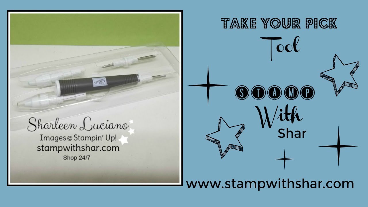 Take Your Pick Tool - Stamp With Shar
