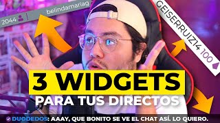 ¡3 cosas para que tus directos se vean muy profesionales! *WIDGETS GRATIS PARA TWITCH* - Duodedos