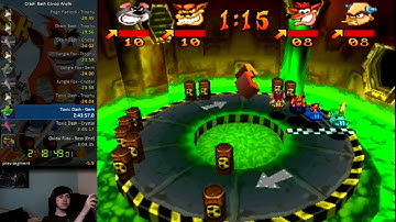 Crash Bash Any% Co-op with Kittymuz PB [2:49:18] - Part 2