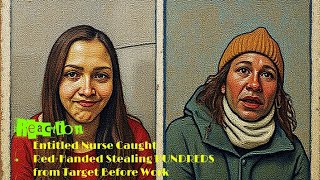 Reaction | Entitled Nurse Caught Red-Handed Stealing HUNDREDS from Target Before Work