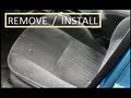 How to Remove Install Driver's Seat