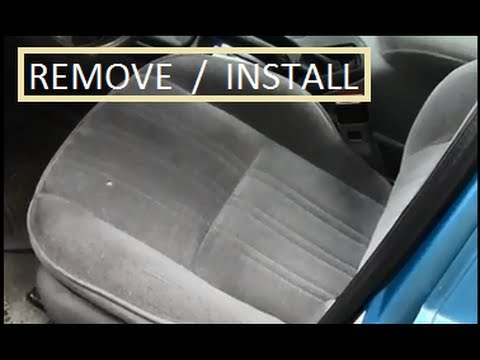 How to Remove Install Driver&rsquo;s Seat