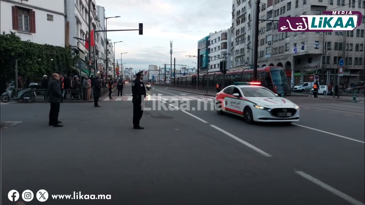 وصول ولي العهد مولاي الحسن إلى مدينة الدار البيضاء