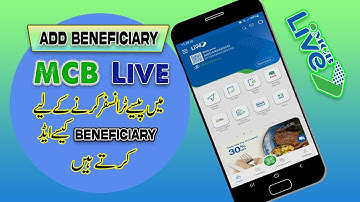 How to add beneficiary in mcb live app | how to add beneficiary in mcb mobile app | mcb live