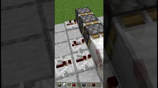 COMO FAZER UM TRIPLE PISTON EXTENDER  NO MINECRAFT #shorts #minecraft #redstone #minecraftshorts