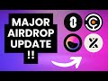 Airdrop UPDATES for S Tier Projects (and NEW Channel Update)
