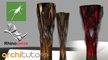 futuristic parametric tower design in grasshopper (weaverbird)