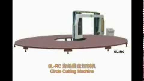 Computerized circle foam cutter - Softlife Mattress Machinery