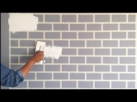 fake-brick-and-plaster-walls-technique-wall-painting