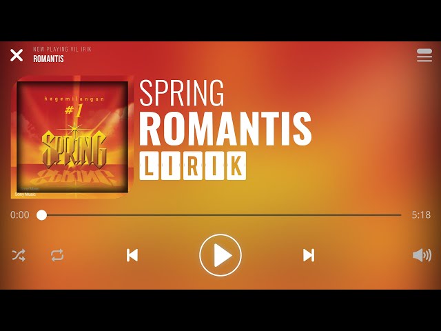 Spring - Romantis [Lirik] class=