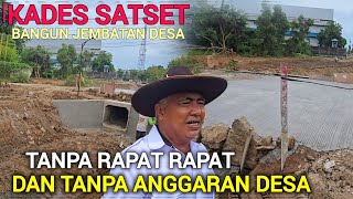 Download Lagu AKHIRNYA JEMBATAN GORONG-GORONG KOLAM AJO SIAP❗️ SAT SET KADES JUJUN TANPA RAPAT RAPAT ANGGARAN  MP3