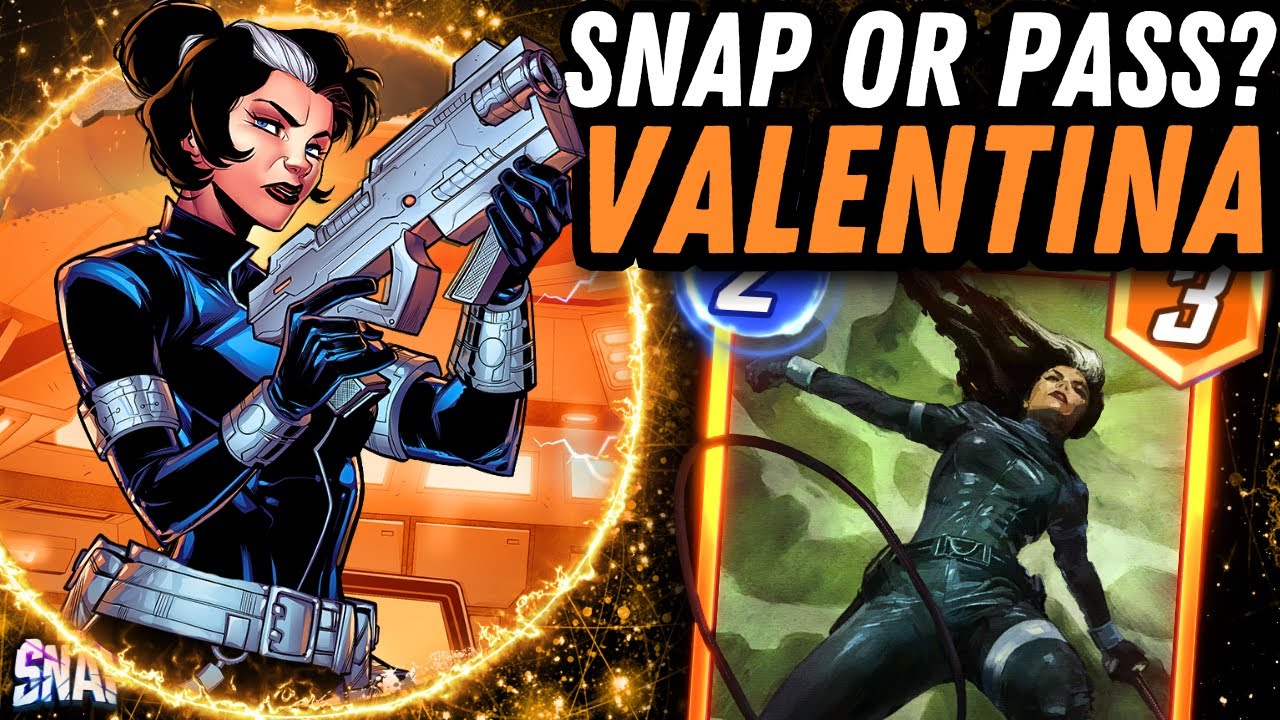 VALENTINA 😎🎭 Details & Mechanics! | Snap or Pass | Marvel Snap - YouTube