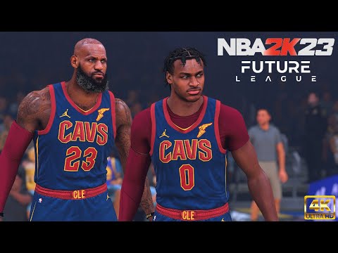 LeBron and Bronny Team Up in Cleveland! | NBA 2K23 Future League Mode | Cavs vs. Warriors