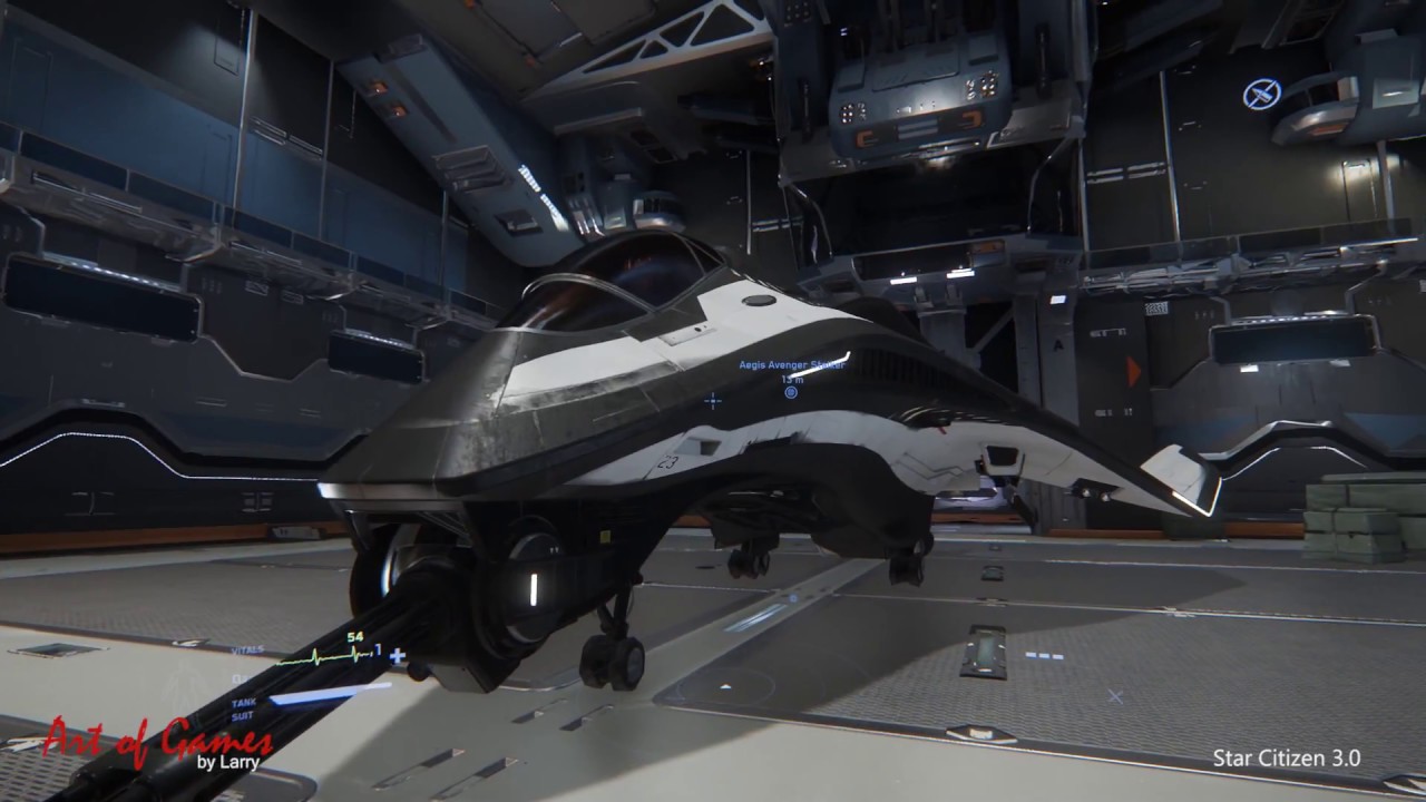 Star Citizen 3.0 - AEROVIEW HANGAR - YouTube