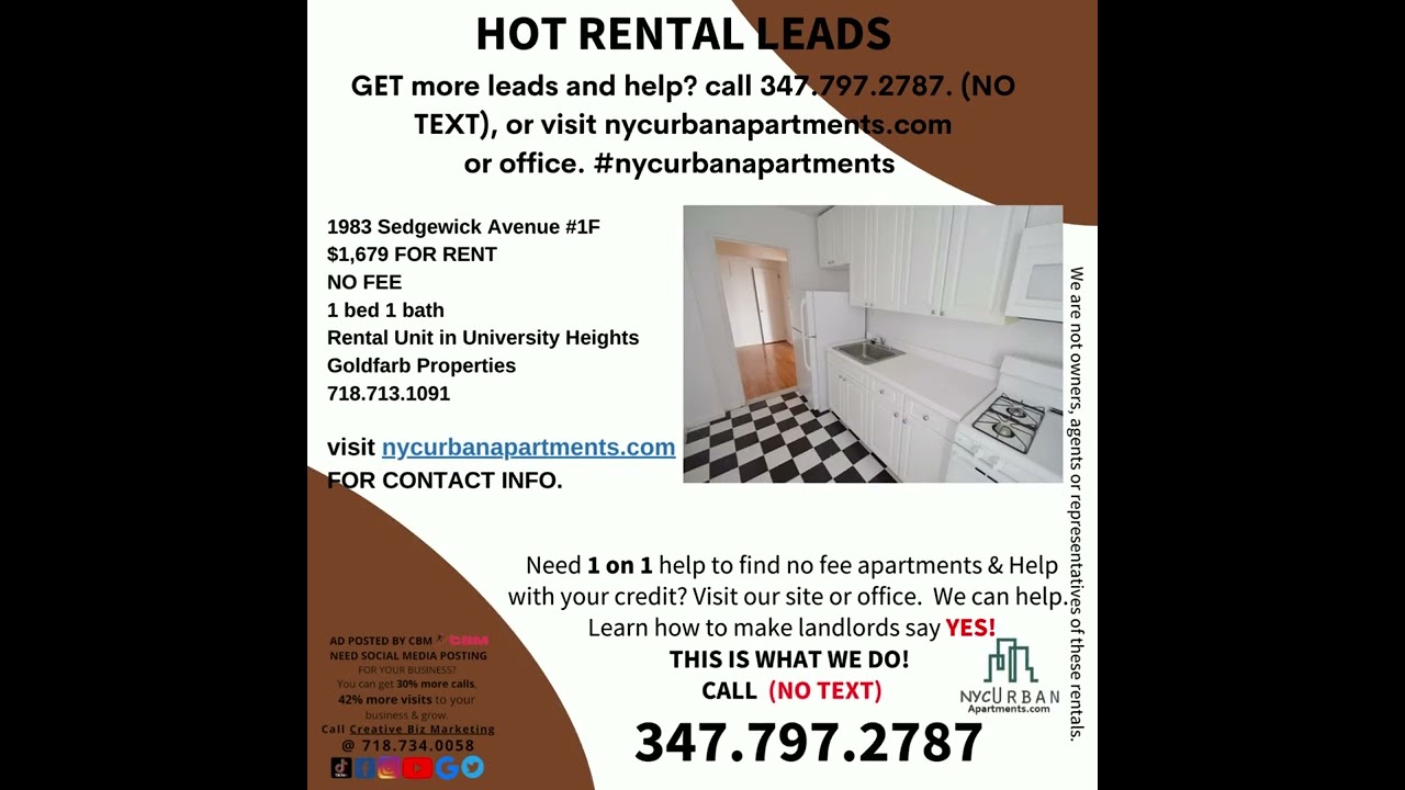 For rent  call 3470797.2787  NO TEXT