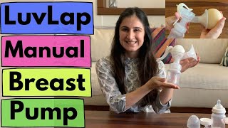 Luvlap Manual Breast Pump || Breastfeeding Made Easy