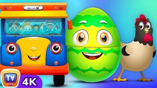 wheels bus wonders world surprise eggs learning videos chuchu