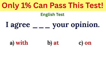 English Grammar Test 2025 — Only 1% Can Pass This Insanely Hard Quiz!