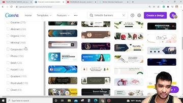 How to Create Free Linkedin Banner using Canva