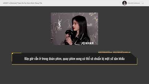 [Vietsub] Phỏng Vấn Thảm Đỏ Sự Kiện Nhãn Hàng YSL - Cúc Tịnh Y