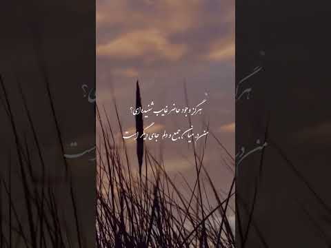 ای غم بگو از دست تو آخر کجا باید شدندر گوشه ی میخانه هم ما را تو پیدا می کنی شهریار