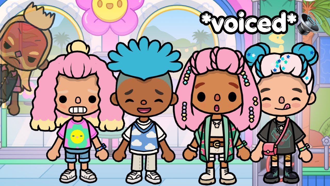 Girls/Boys Game Toca Boca And Gacha Life World Cartoon Graphic