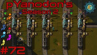 Factorio pYanodon's S2E72 - Trains! ON THE TRACKS!