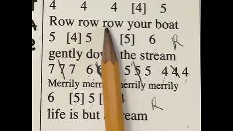 Row Row Row Your Boat- Harmonica lesson