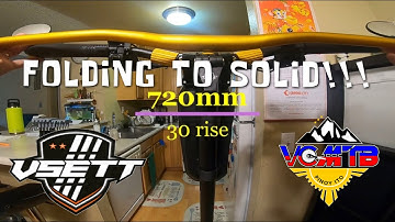FOLDING TO SOLID Handlebar/Electric Scooter/Vsett 10+