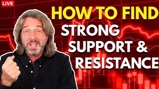 How To Find Strong Support & Resistance