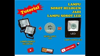 How to manufacture a led flood light