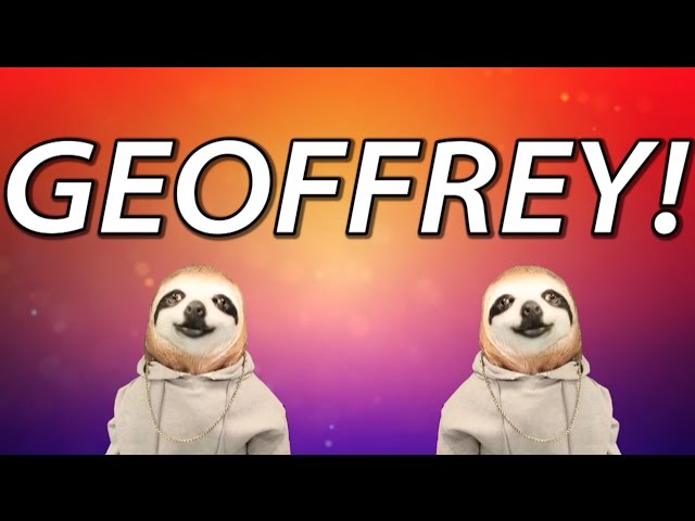 HAPPY BIRTHDAY GEOFFREY! - SLOTH HAPPY BIRTHDAY RAP