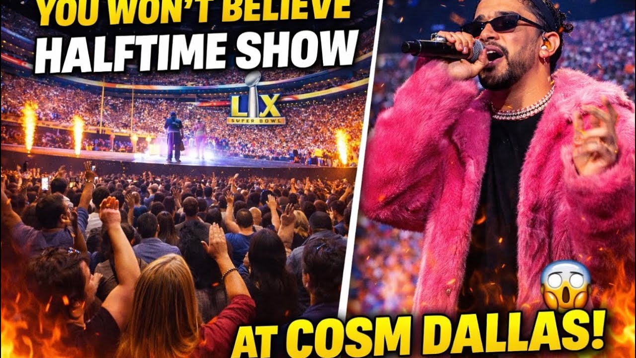 BAD BUNNY DOMINATES the Super Bowl Halftime at Cosm Dallas! 🤯🔥