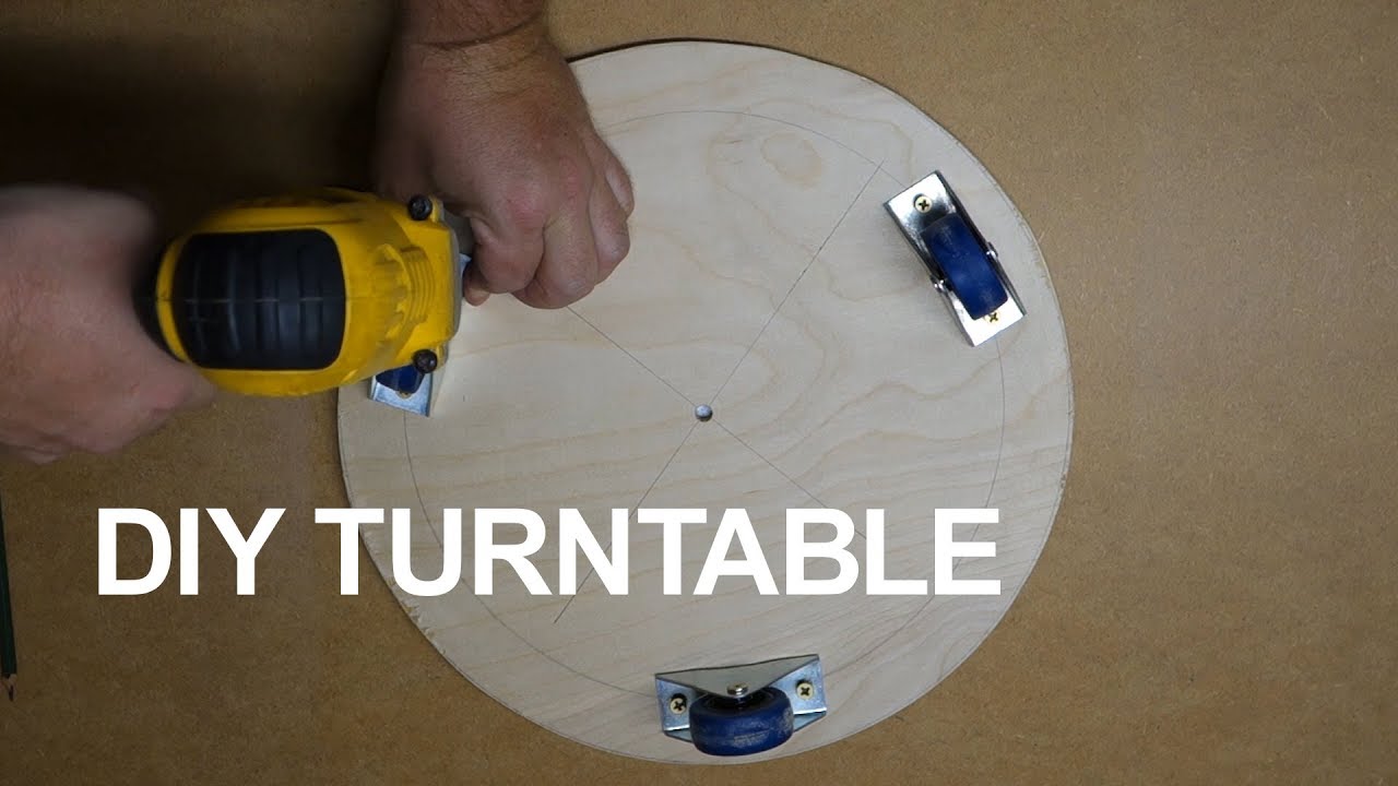 DIY FILM MAKING: Making a low tech product turntable