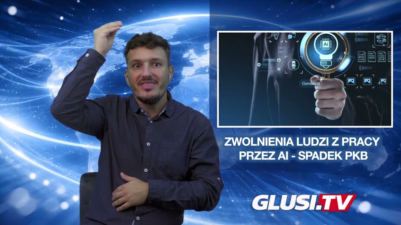 Zwolnienia ludzi z pracy przez AI - spadek PKB