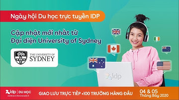 📢 Cập nhật mới nhất từ University of Sydney | Du học Úc 🇦🇺 | IDP Education Vietnam