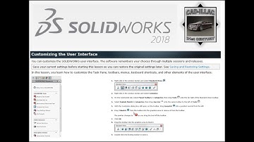 Customising Interface - Basic Techniques - SOLIDWORKS 2018