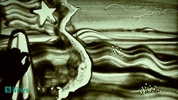 Tranh cát - cắt tiếng - tổ quốc gọi tên mình