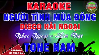 Người Tình Mùa Đông Karaoke Tone Nam Beat Phối Disco Hải Ngoại Cực Hay || Karaoke Hà Thảo Ân