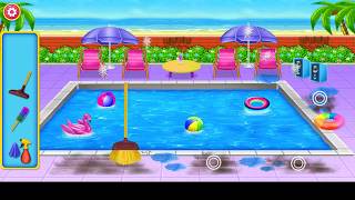 Game Anak : Permainan Game Membersihkan Dan Memperbaiki Kolam Renang - Games Cleaning Game screenshot 4