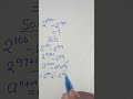 A Nice Exponential Equation Tricks #maths #mathematics #viralvideo #viralshorts #shorts #viralvideo